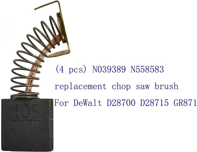 KLMHT N039389 N558583 N408735 622437-00 replacement chop saw brush For DeWalt GR871 D28700 D28715 (4pcs) - Image 3